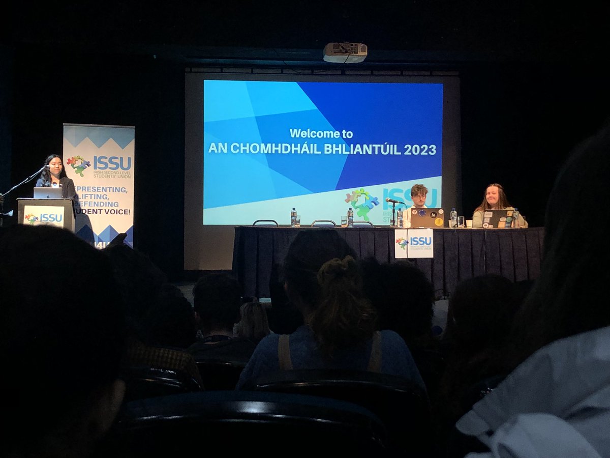 sienna_keane's tweet photo. Chomhdháil bhliantúil 2023 has started!  #issuaa #issuCB23 https://t.co/Dw7VjbPYbV