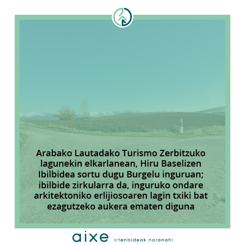 aixegune's tweet photo. Arabako Lautadako Turismo Zerbitzuko lagunekin elkarlanean, Hiru Baselizen Ibilbidea sortu dugu Burgelu inguruan; ibilbide zirkularra da, inguruko ondare arkitektoniko erlijiosoaren lagin txiki bat ezagutzeko aukera ematen diguna
#ArabakoLautada https://t.co/BJCiTysF4p