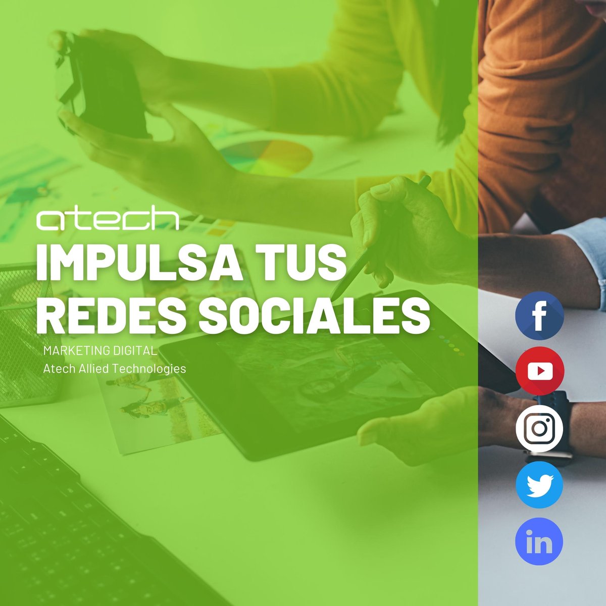Atech_Malaga's tweet photo. Aprovecha al máximo el poder de tus redes sociales con estrategias de marketing digital para posicionar tu negocio entre los mejores 📈

https://t.co/fZKVyp7cEC

📲 651 45 30 37 ☎ 951 09 48 49
📧 info@atech.es
🖱 https://t.co/FBxiczATxz

#redessociales #rrss #marketingdigital https://t.co/sieYm0Vr5c