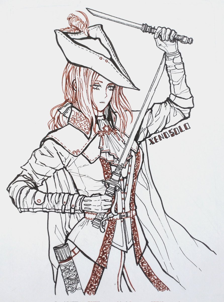 xenosolo1's tweet photo. Forgor to post again 💀
Was struggling to finish this pic for a couple of days 😖
Anyways
#Bloodborne #FromSoftware #artistsontwitter https://t.co/aW1MTSafPq
