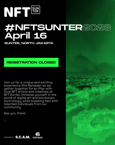 I am thrilled to announce that I have been selected to participate in #NFTSunter2023! It is an incredible honor to be among the talented artists and creatives who will be showcasing their work at this prestigious event. Thank you to S.C.A.M. for this amazing opportunity.   See u!