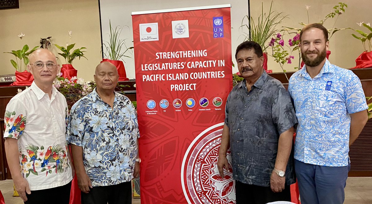 @UNDP_Pacific starts implementation of a project supporting the National #Congress and State #Legislatures of #Palau, with the support of @MofaJapan_jp. An exciting endeavor for the next 4 years! Thanks to our partners for their trust.
#SDG16 #RisingUpForSIDS #NextGenUNDP