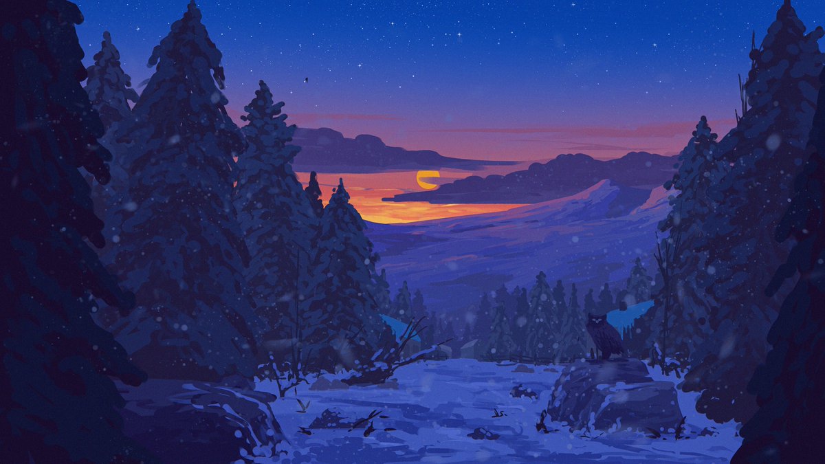 ItsEndyy's tweet image. Hello #PortfolioDay I like painting moody backgrounds