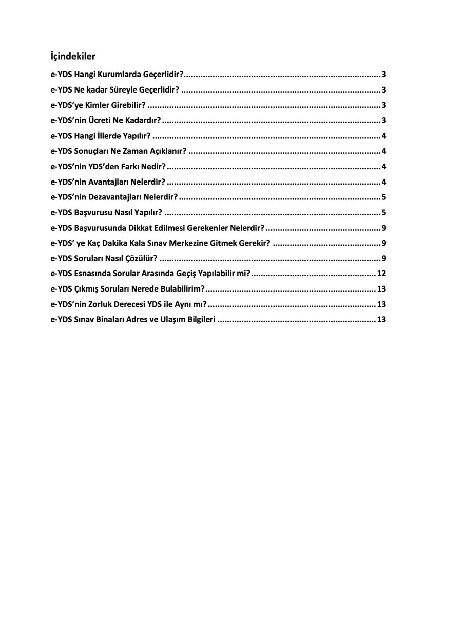 #eyds için hazırladığım rehbere aşağıdaki linkten ulaşabilirsiniz. Pek çok başlıkta e-YDS'yi ele aldığım bu rehberin Mayıs ayında yapılacak olan #eyökdil sınavına girecek olan adaylara da faydalı olmasını diliyorum.. İstifade edeni bol olsun efenim🌿
academia.edu/100139303/E_YD…