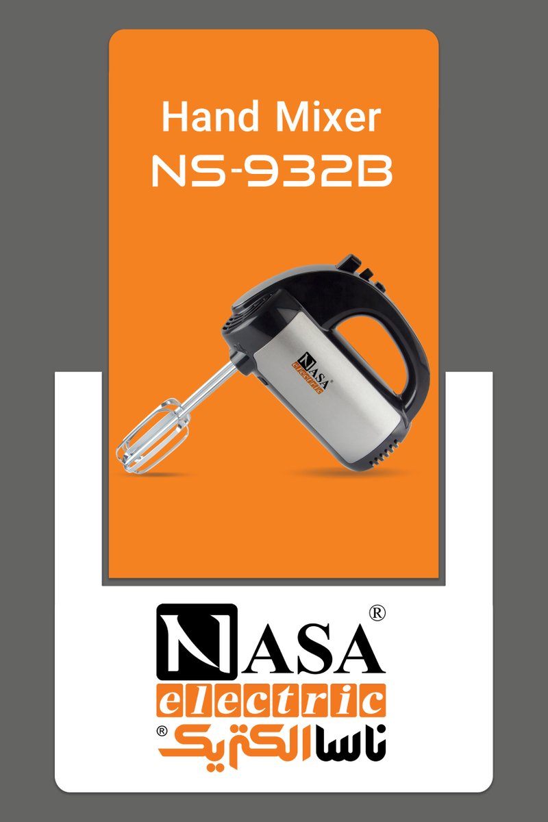 مقایسه دو همزن دستی از برند ناسا الکتریک
کاسه دار NS-932
بدون کاسه NS-932B