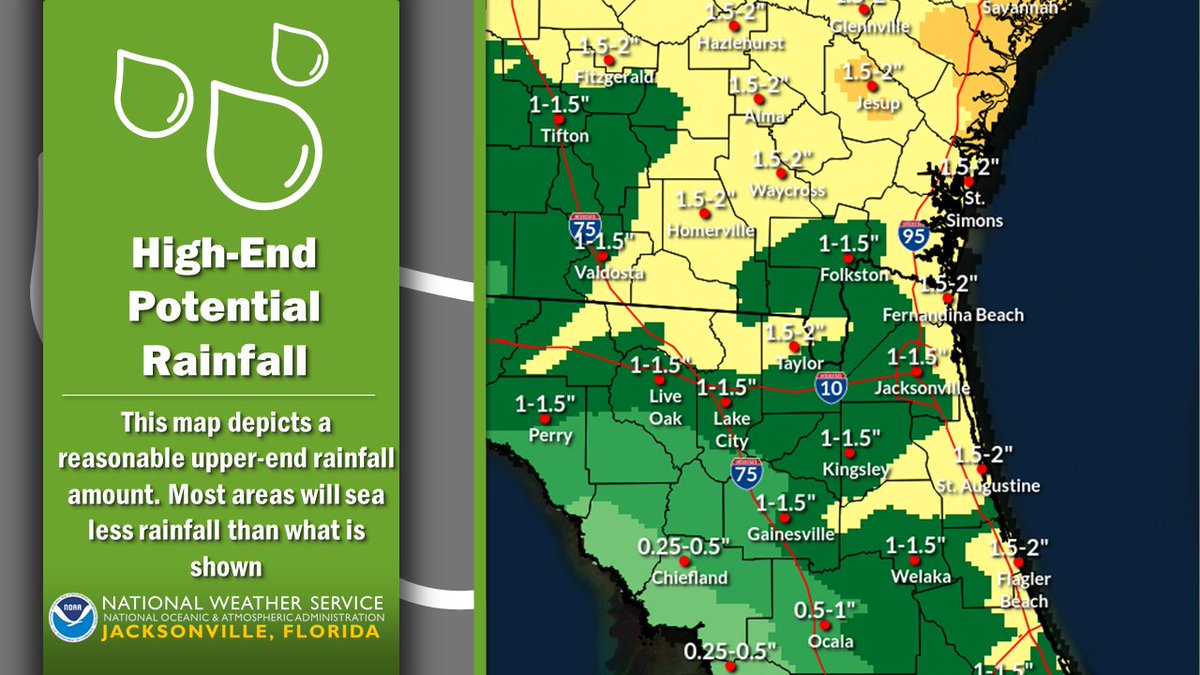 NWS Jacksonville on Twitter "Strong/Isolated Severe Thunderstorms