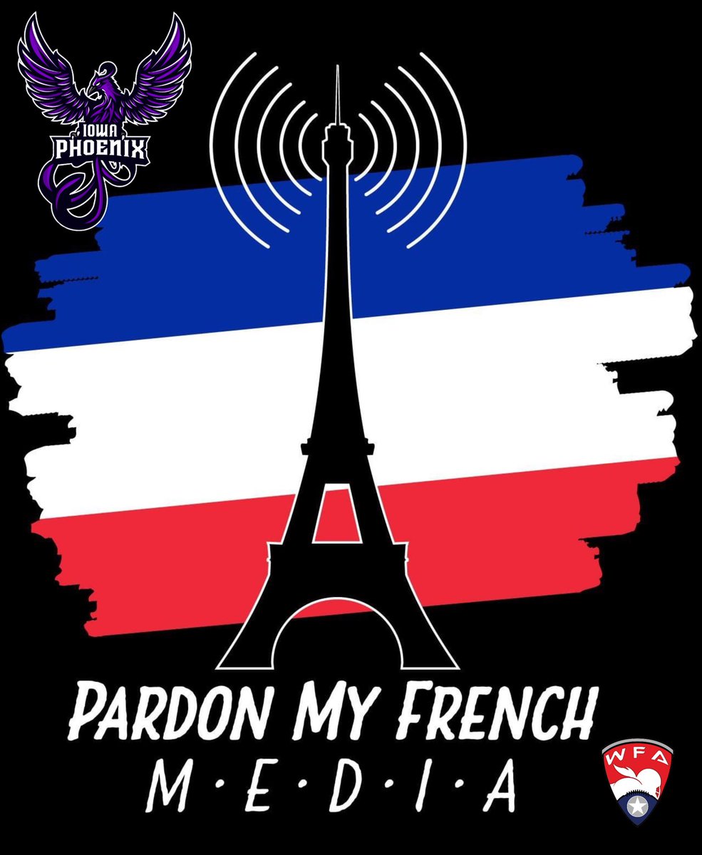 IowaPhoenix's tweet image. Back for the 2023 Season Pardon My French Media
Follow the Pardon My French Media Facebook page for updates. 
#ittakesavillage  #makinghistory #provethemwrong #wfa #wfastrong #womenstacklefootball #earnednotgiven #iowa #phoenixstrong #iowasonlywomenstacklefootballteam