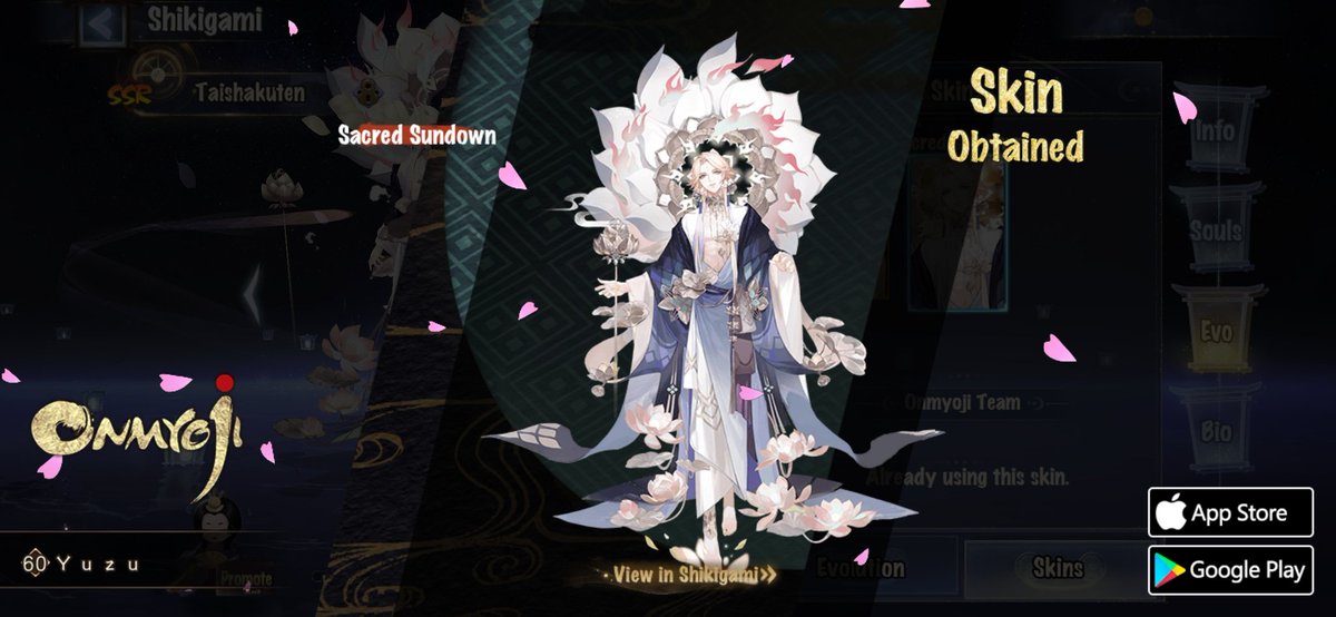 VuPa20's tweet photo. #Onmyoji# I got a brand new rare skin! Check it out and try your luck! https://t.co/QIqTOW5yFO