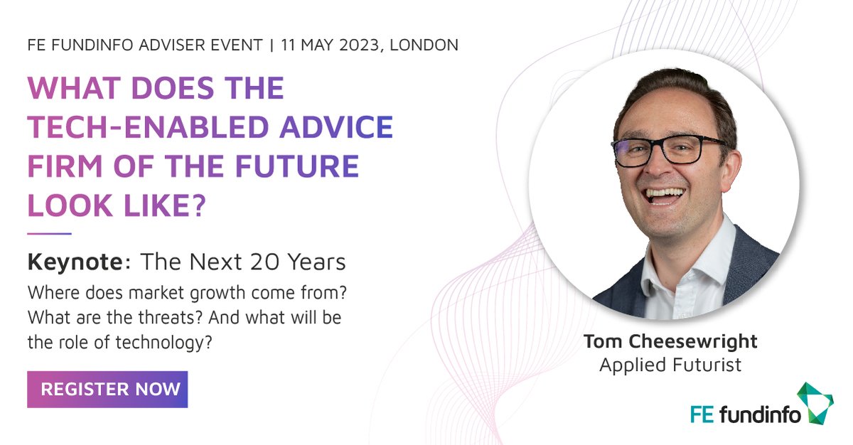 What does the future hold for financial advice?
 
Join our event in London on 11 May to find out.
 
Find out more here: hubs.ly/Q01L62bs0

#FinancialAdvisers #AdviserEvent #FinTech #FinTechIntegration #FinTechInnovation