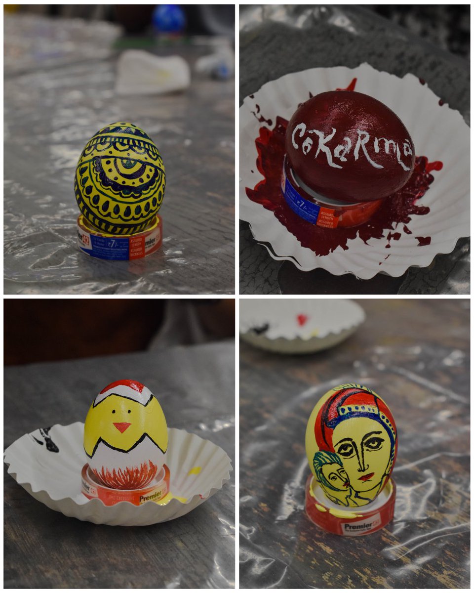 CoKarma_In's tweet image. Feeling egg-cited about the colorful creations from our Eggstatic Easter egg painting workshop at CoKarma!

Thank you to each and every participant for not breaking the eggs 📷
#workshoptime #workshops2023 #easter #eastereggpainting #artworkshop #artworkshops #officeworkspace