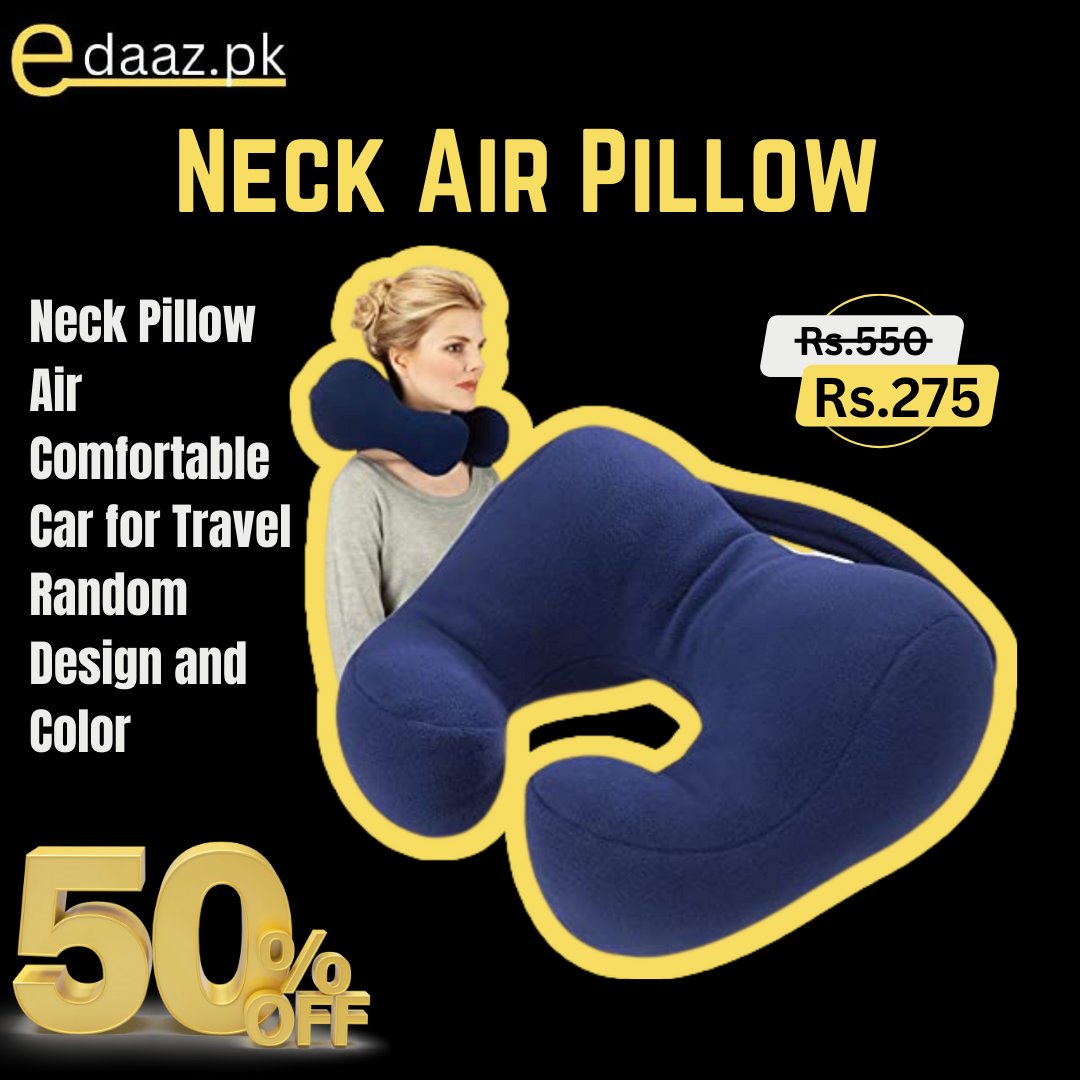 edaaz_pk's tweet image. Neck Pillow Air Comfortable Car for Travel Random Design and Color

#edaazpk #edaazpakistan
#edaazislamabad
#onlineshopping
#onlinestore
#comfortable #pillow
#neckpillow