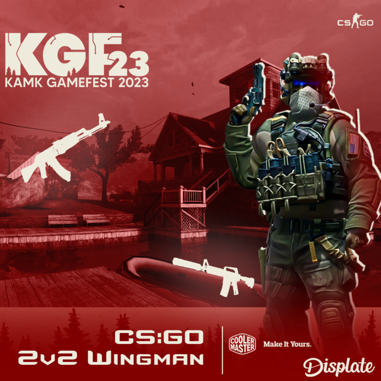 KamkGamefest's tweet photo. 1⃣ Kutsu kaikille #CSGO pelaajille! KAMK GameFest 2023 -tapahtuman aikana järjestämme CS:GO 2v2 Wingman turnauksen, jonka palkintoina CoolerMaster näppäimistöjä ja CS:GO Displate-julisteita! Hopea ei ole häpeä, joten hopeaparille löytyy CoolerMaster pelihiiret!

LISÄÄ ⏬ https://t.co/B4hFTqDQLH