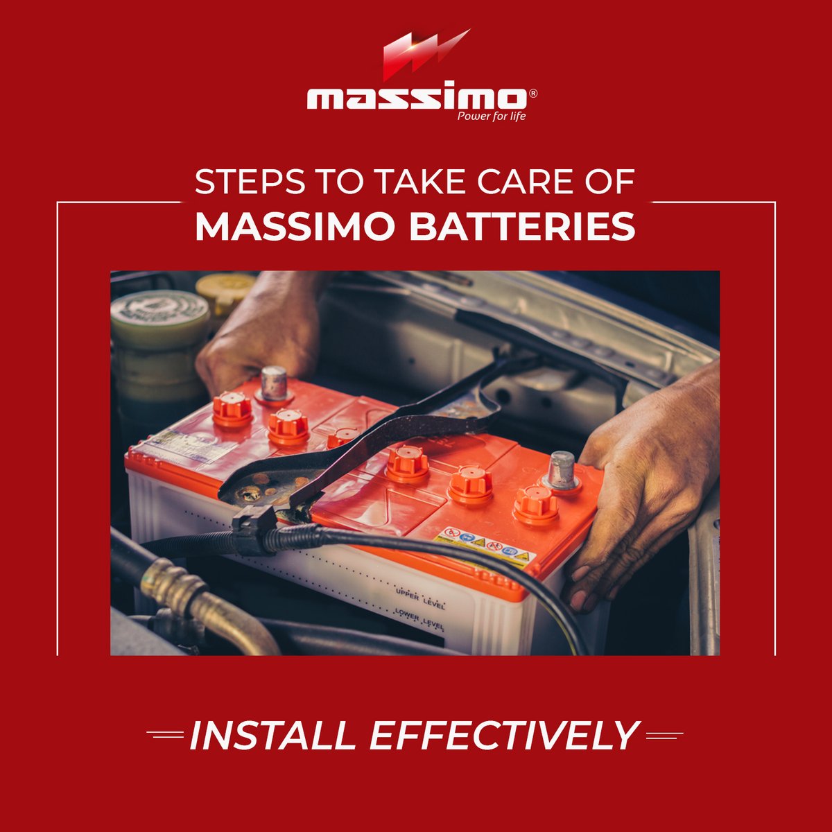 GlobalMassimo's tweet photo. You'd expect a long list of steps to take care of the batteries, right?
Here's the list -
1) Install the battery with proper instructions
2) It was all that's needed.

DM us for inquiries

#MassimoBatteries #massimo #batteries #global #PowerForBusiness #MassimoPowerForLife https://t.co/Ik5NtHYKTO