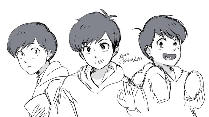 んー😂やっぱ無理描けない 誰だお前ら! 
