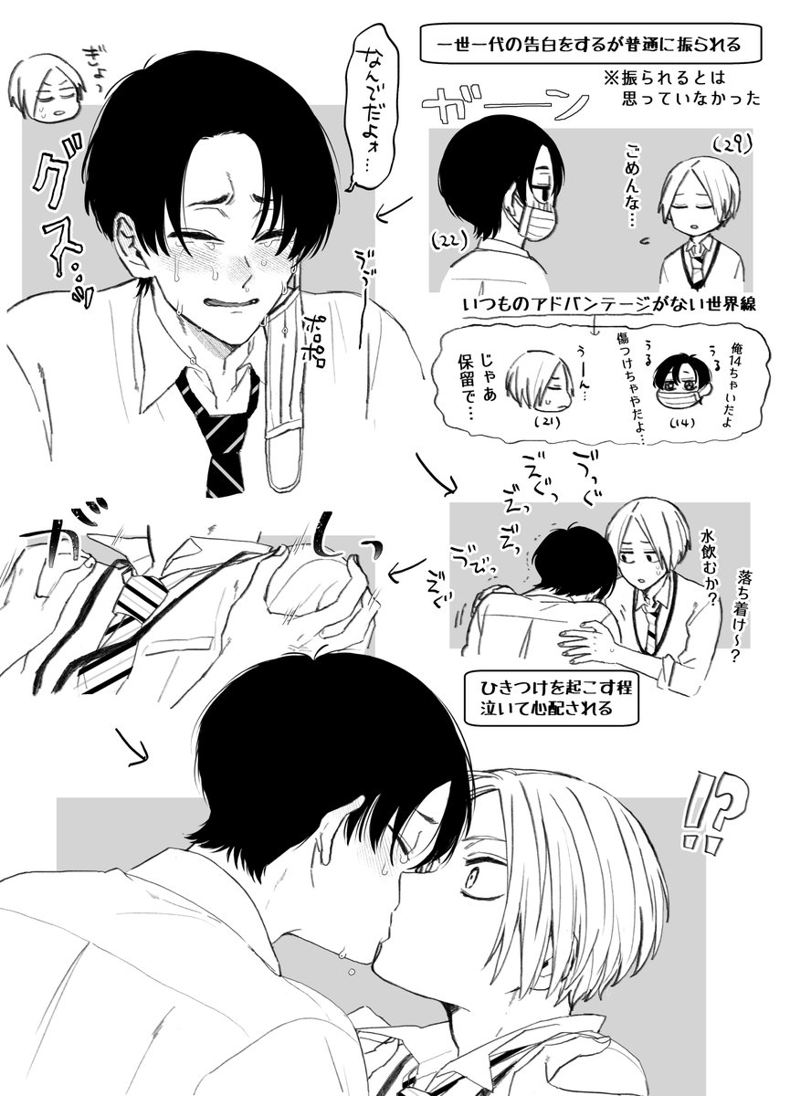 マフシン/㋨ベライズのリーマンパロ妄想詰め
※㋨にまふゅちゃん出てないけどねっ😡
顔出し&3枚目ちょっとえっち…?注意
(Read right to left) 