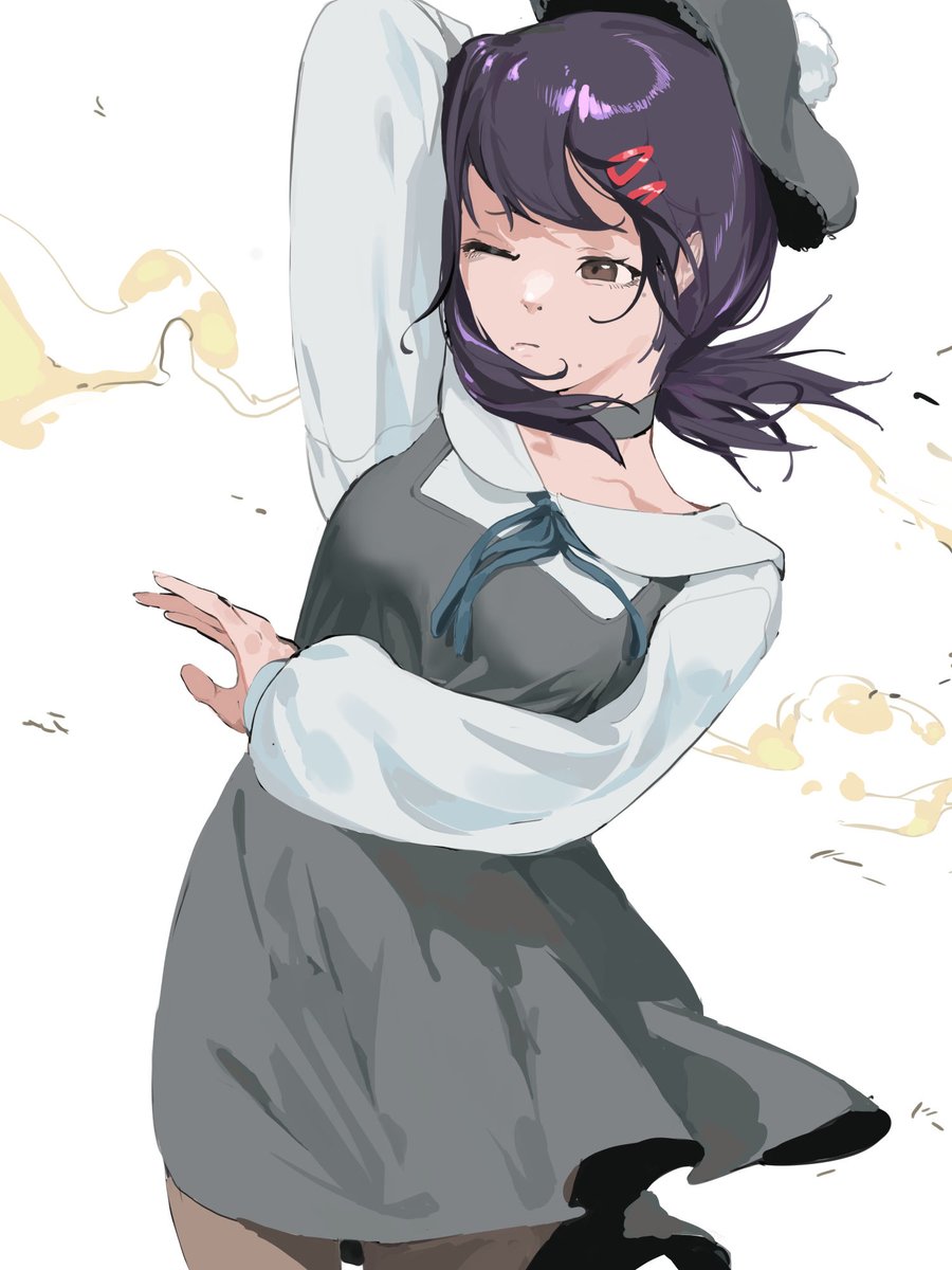 東山コベニ(チェンソーマン) 「windyyyyyy 」|ｒａｎｅブルーのイラスト