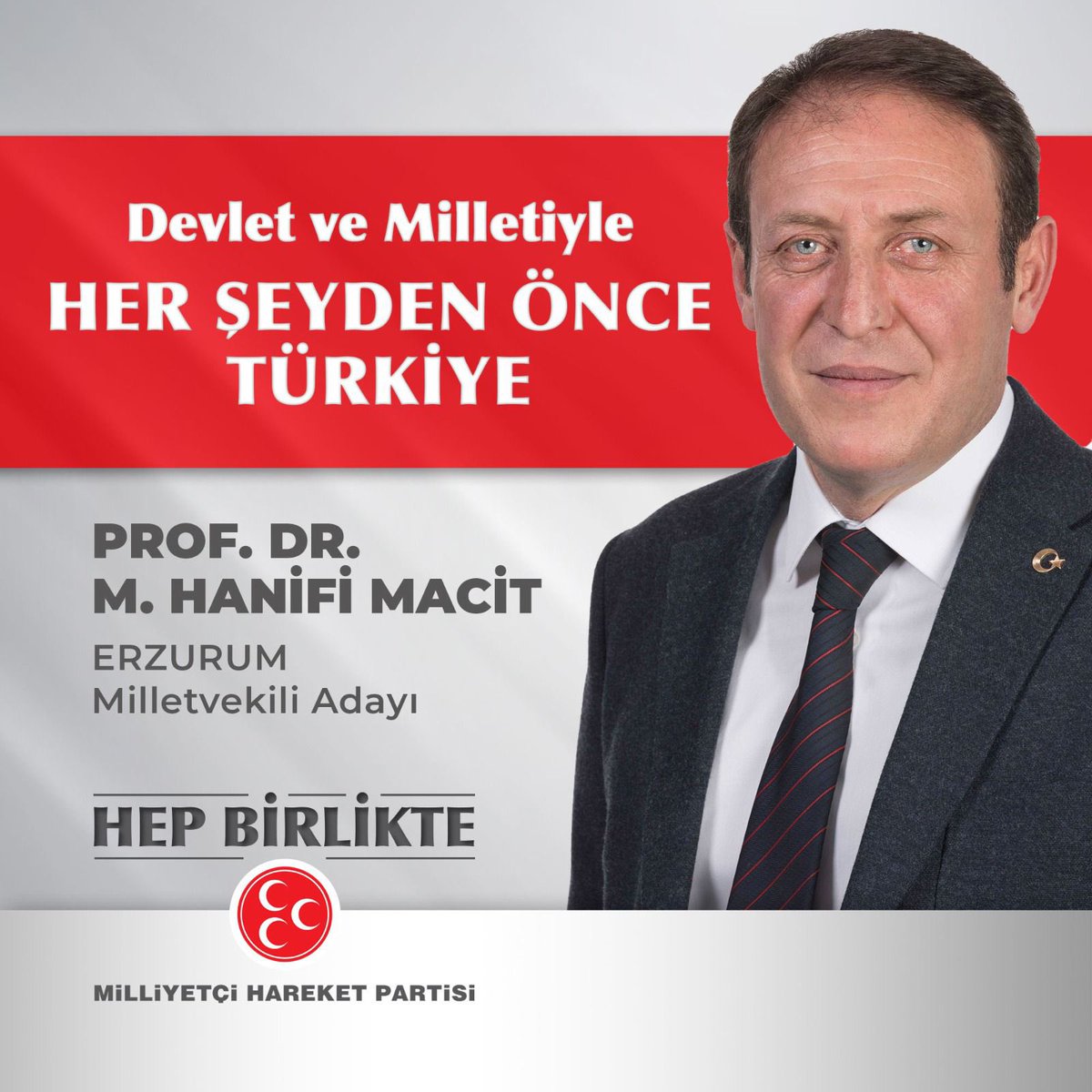 “Devlet ve Milletiyle Her Şeyden Önce Türkiye”

Erzurum Milletvekili Adayımız Prof. Dr. Muhammet Hanifi Macit’e başarılar diliyoruz. 

#HepBirlikteErzurum