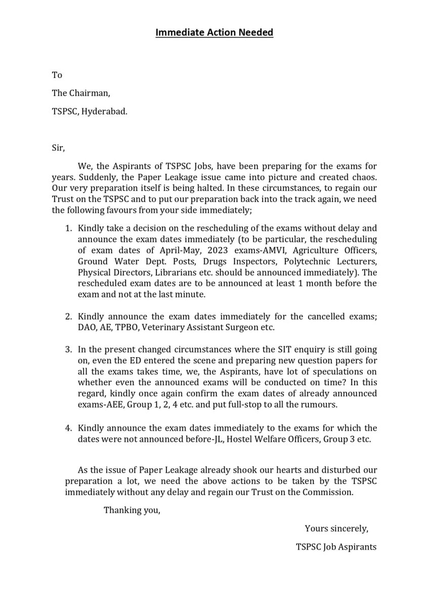 siddhuuu07's tweet photo. #Announceexamdates @TSPSCofficial
@KTRBRS https://t.co/6Nanz7Oc8d
