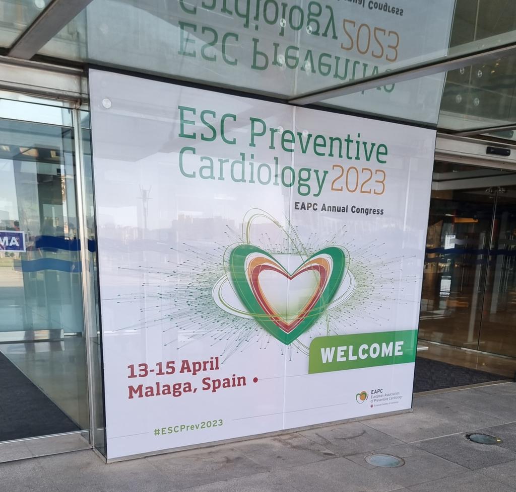 ABartoPol's tweet photo. "Over the past decades, we've done a good job of treating CVD, but we've been terrible at preventing CVD."
That is why we are at #ESCPrev2023! https://t.co/RKi3gpnwwD