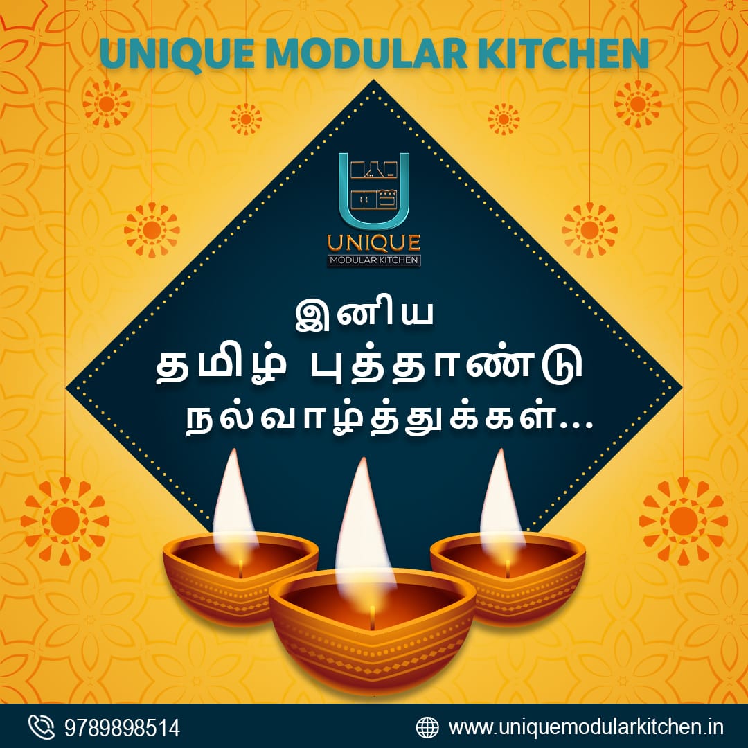 unique_modular's tweet photo. May the New Year Bring🌞 Abundance and Bliss - Tamil Puthandu Vazthukkal!🌼🌈🎉🪔🥳

Reach out to us!
📞+91-9789898514
📩 info@uniquekitchen@gmail.com

#TamilNewYear2023 #PuthanduVazthukkal #TamilNewYearCelebrations
#NewYearTraditions #TamilCulture #NewYear2023 #TamilFestivities https://t.co/ZSsvkcv4qC