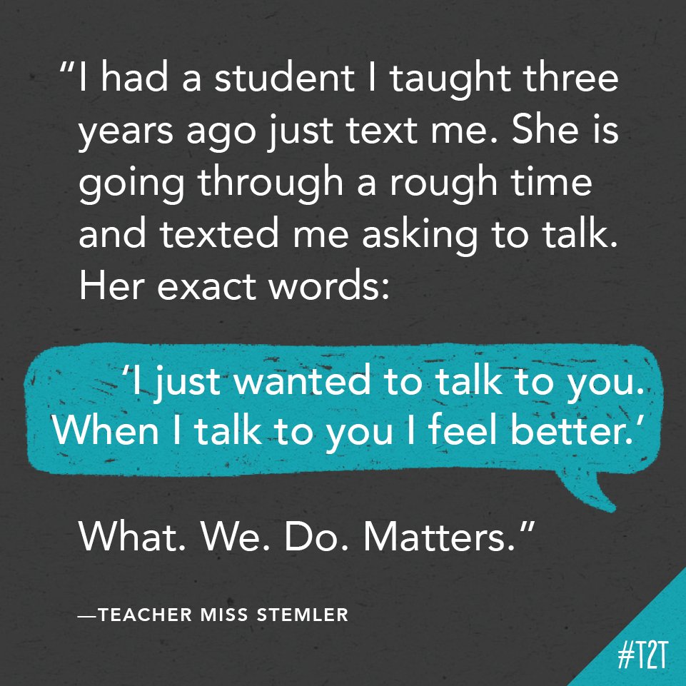 teacher2teacher's tweet photo. Your support will change learners' lives. 

(Inspiration via T @MissStemler) #BeTheOne https://t.co/zSdMsJYexT