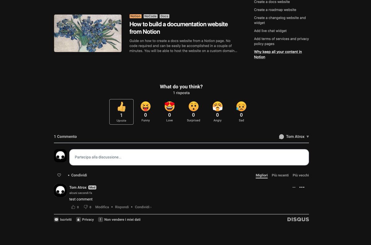 Comments are finally coming to <a href="/notakuhq/">˗ˏˋ Notaku ˊˎ˗</a> blog websites 🚀