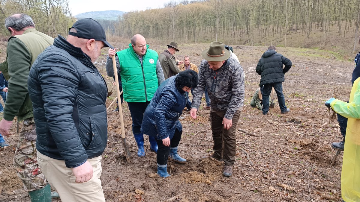 RNP_Romsilva's tweet photo. ℹ️ 🇷🇴 Acțiune de #împădurire cu voluntari la Direcția Silvică Sălaj din cadrul #Romsilva

ℹ️ 🇬🇧 #Afforestation works with volunteers at #Sălaj #Forest Directorate, in #Romania   

#forests #nature #păduri #pădure #silvicultură #ForestryWorks #forestry #nature #natură https://t.co/VEmJYxXgO4