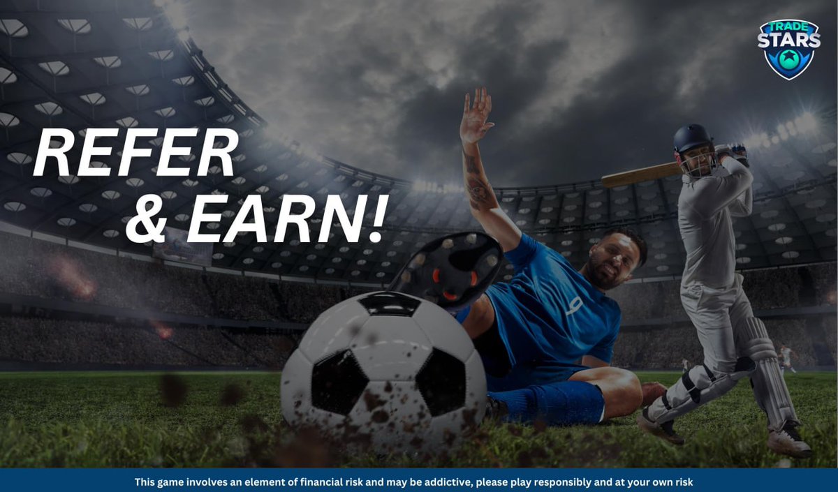TradeStarsOK's tweet photo. ๐ฐOffer some extra spice to the ongoing @IPL @ChampionsLeague with our Referral Program.
โค๏ธ Time to Invite your friends to #TradeStars using your unique Referral Link.
๐ Spread the word, and wait for the #referral bonus to start pouring in.
#ReferAndEarn #IPL #UCL #RMA #MCI https://t.co/aan32Sh22S