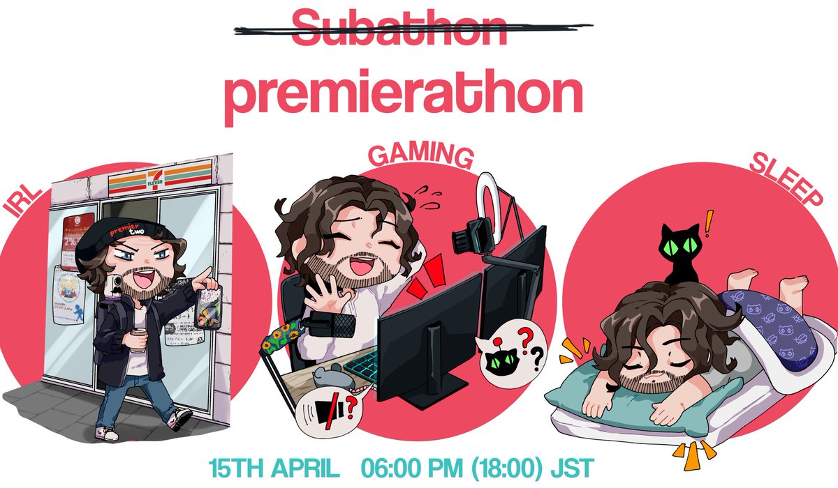premier_two's tweet photo. THIS Saturday I’ll be attempting my first ever (capped) Subathon! 

There will be QUESTS, GUESTS, and other COOL STUFF— see you there 🎉 https://t.co/TYqqtrqNPk
