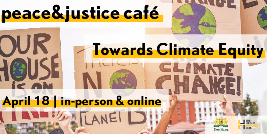 Join us at the next peace&justice café: Towards #ClimateEquity on April 18, both in-person and online! I I will be hosting an online roundtable on the intersection between #Climate, #Security and #Peace.
Sign up for free here: eventbrite.nl/e/peacejustice…