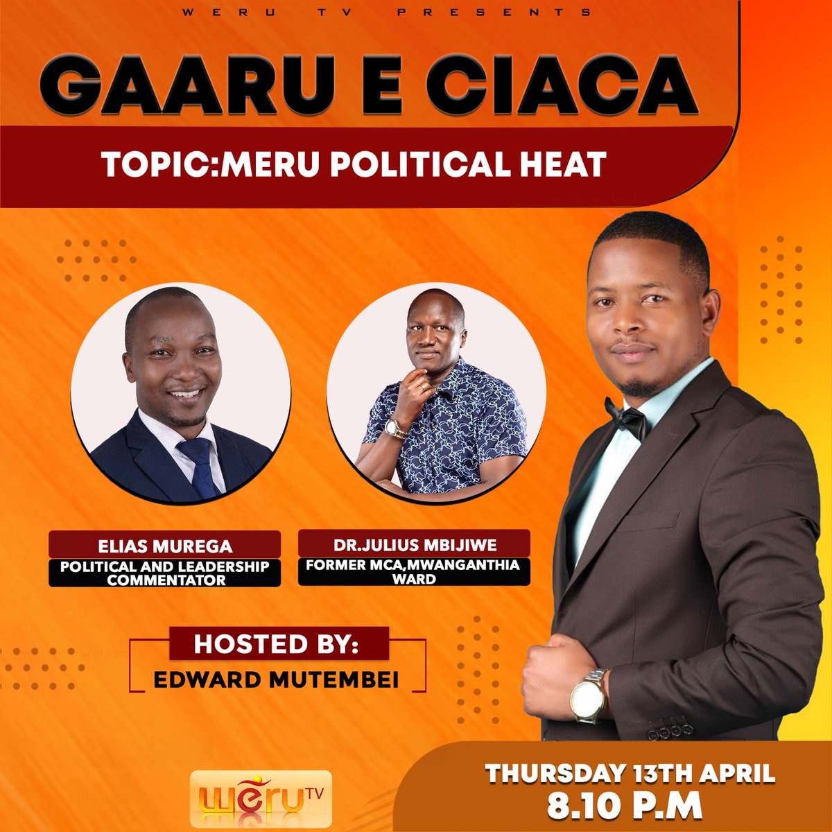 Tonight on Weru tv from 8:10PM
#GaarueCiaca
