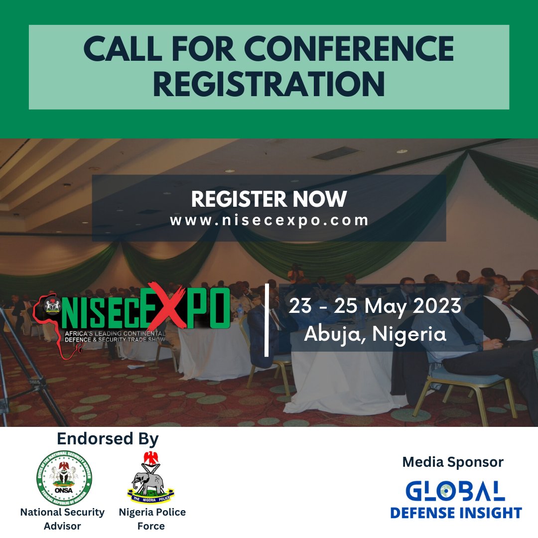 Nigeria Security Expo 2023 on Twitter: "Hurry up! The last day to