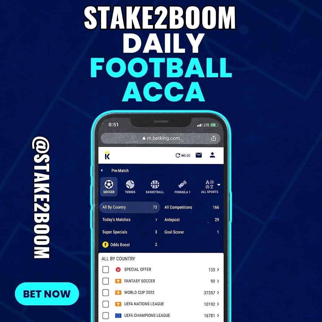 Grand Master HQ on Twitter "RT Stake2Boom Daily Football Acca on