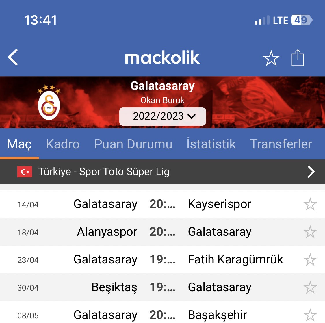 Blackonly1903's tweet photo. Şuan puan farkı 8 beyler bayanlar Galatasaray 5 maçta 9 puan kaybedecek Buda burda dursun Şampiyon Beşiktaş olacak !!! https://t.co/MNgU9epq2L