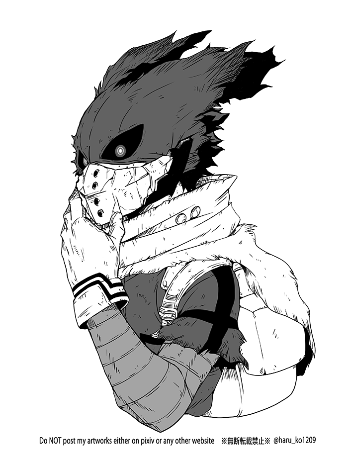 #⃣このタグを見た人は自分が描いたモノクロ絵を貼れ 
