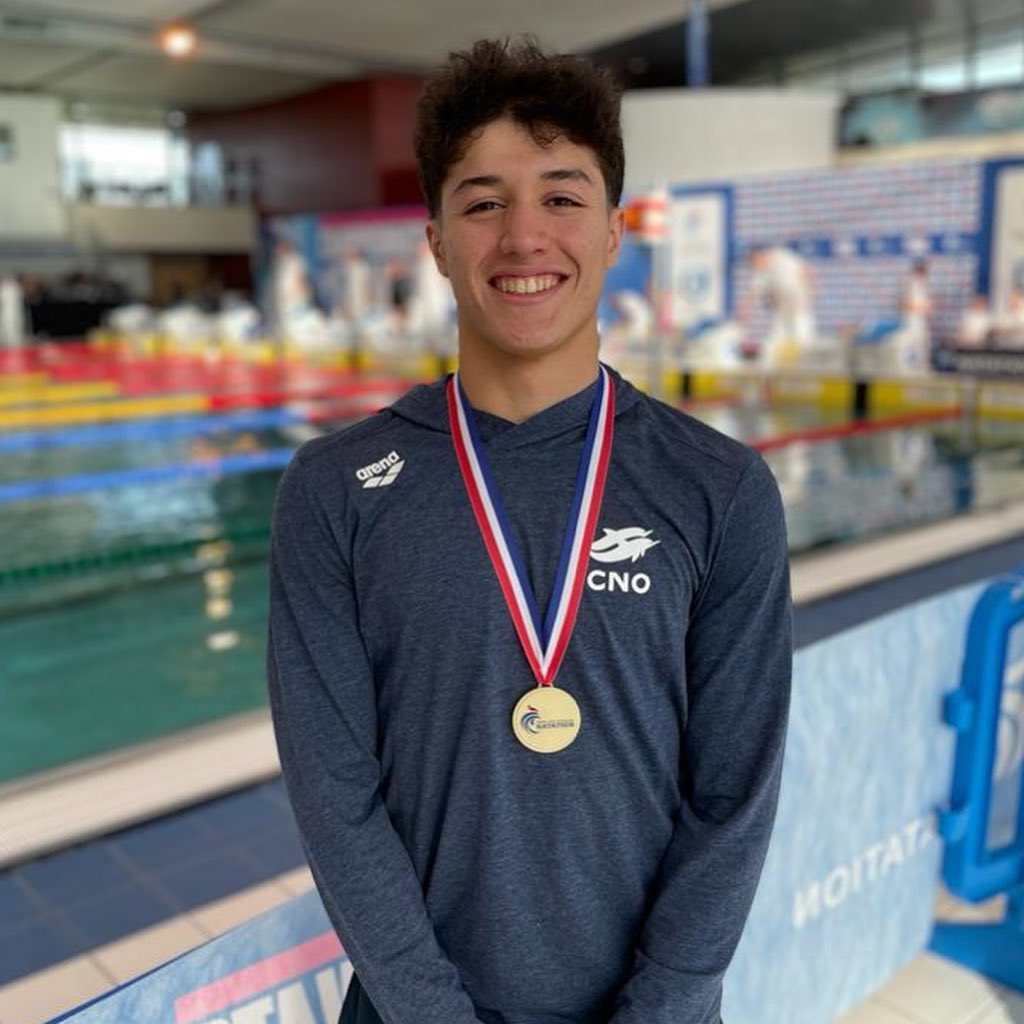 Beau bilan pour Adam Moussa du <a href="/cno_stgermain/">CNO ST GERMAIN</a> aux Championnats de France Juniors à Chartres :
🥇 champion de France du 200 m papillon ; 
🥉 3e place sur le 50 m papillon ; 
🥉 3e place sur le 100 m papillon. 
Bravo, quelle fierté ! 👏