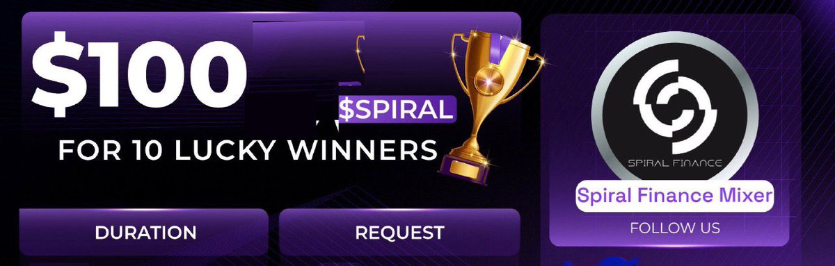 GM Mfrs
Get ready for a chance to win big! I'm excited to announce our $1000 #Giveaway in collaboration with <a href="/SpiralFi/">Spiral Finance Mixer - ZKSync ERA</a>!

10 lucky winners will each receive $100 in $SPIRAL

To enter:

✅ Like + Retweet
✅ Follow: <a href="/SpiralFi/">Spiral Finance Mixer - ZKSync ERA</a>
✅ Tag 3 friends
✅ Join Discord: discord.gg/Xa6hPXtkXA