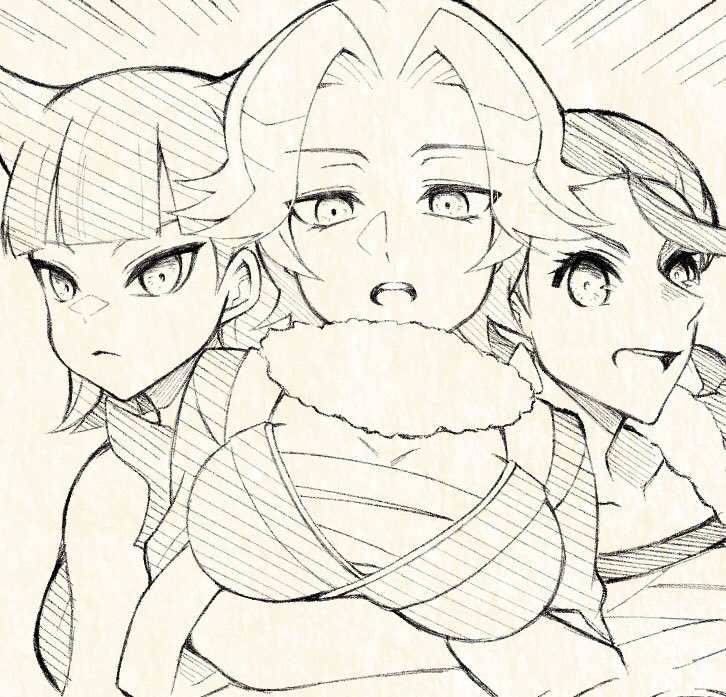 LAプレイメモ⑨
2枚目すっぴん差分。初邂逅三姉妹は1画面に収めていい情報量じゃない。 
