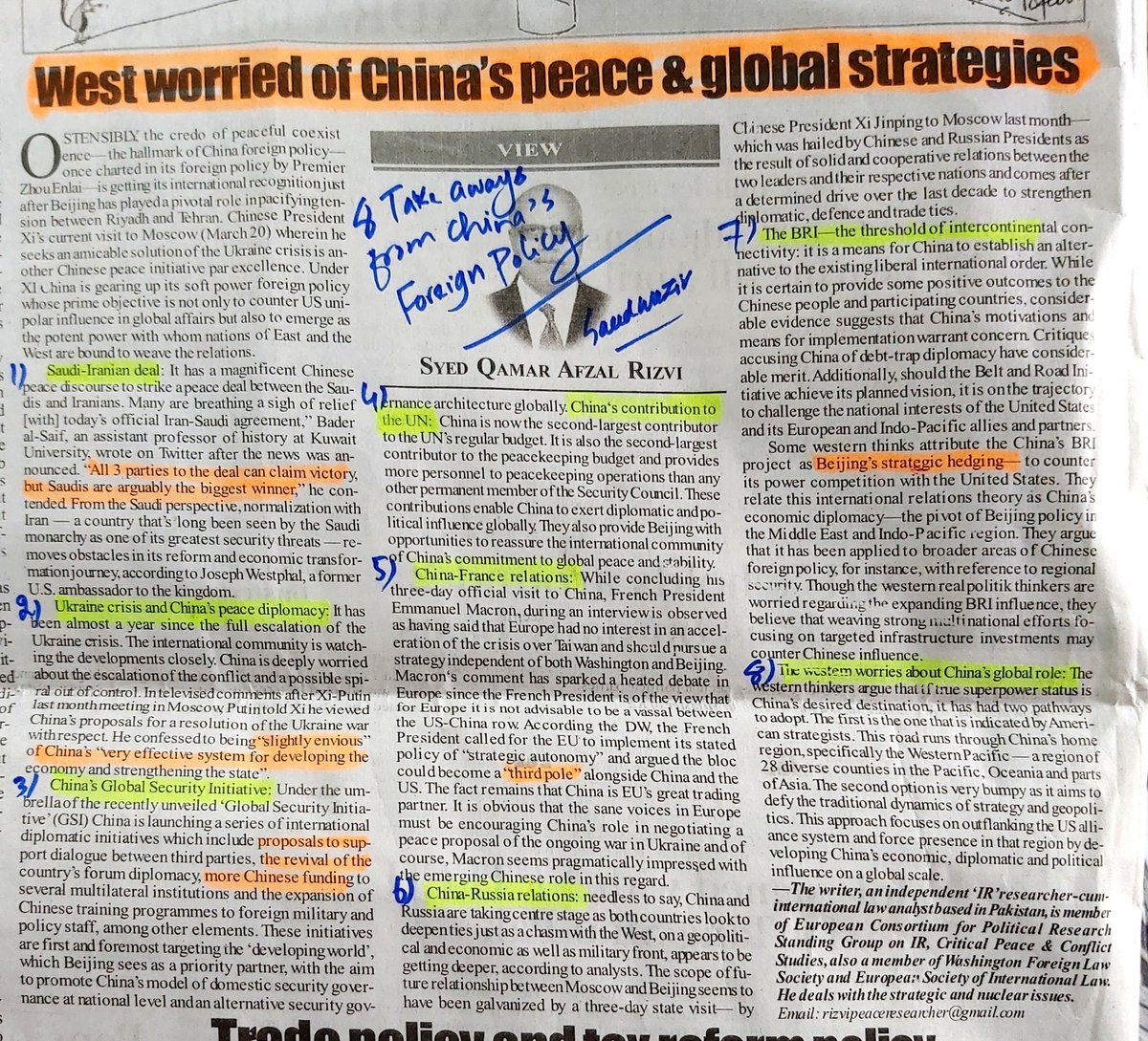 saeedwazir41's tweet photo. West Worried of China’s Peace and Global Strategy
 #pmsaspirants #kppms #cssaspirants #css2023 #SaeedWazirEssayMentorNOWA  #csspakistan #cssinformation #csspreparation #cssonline #CSSEssay #cssexam #cssexamprep #csspms #fpsc #ppsc #kppsc #cssaspirants2023 #cssprecis https://t.co/XTFRROj7HQ