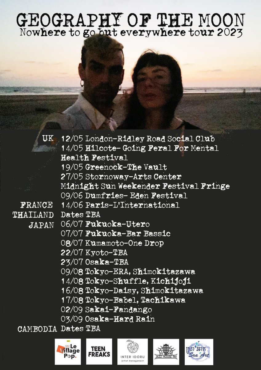 g_o_t_m_'s tweet photo. #nowheretogobuteverywhere #tour
2023! More dates TBA
Uk/France/Thailand/Japan/Cambodia 
#shoegaze #postpunk #dreampop #scottishband @teenfreaks2 @interidoru https://t.co/ckIBzaLQe1