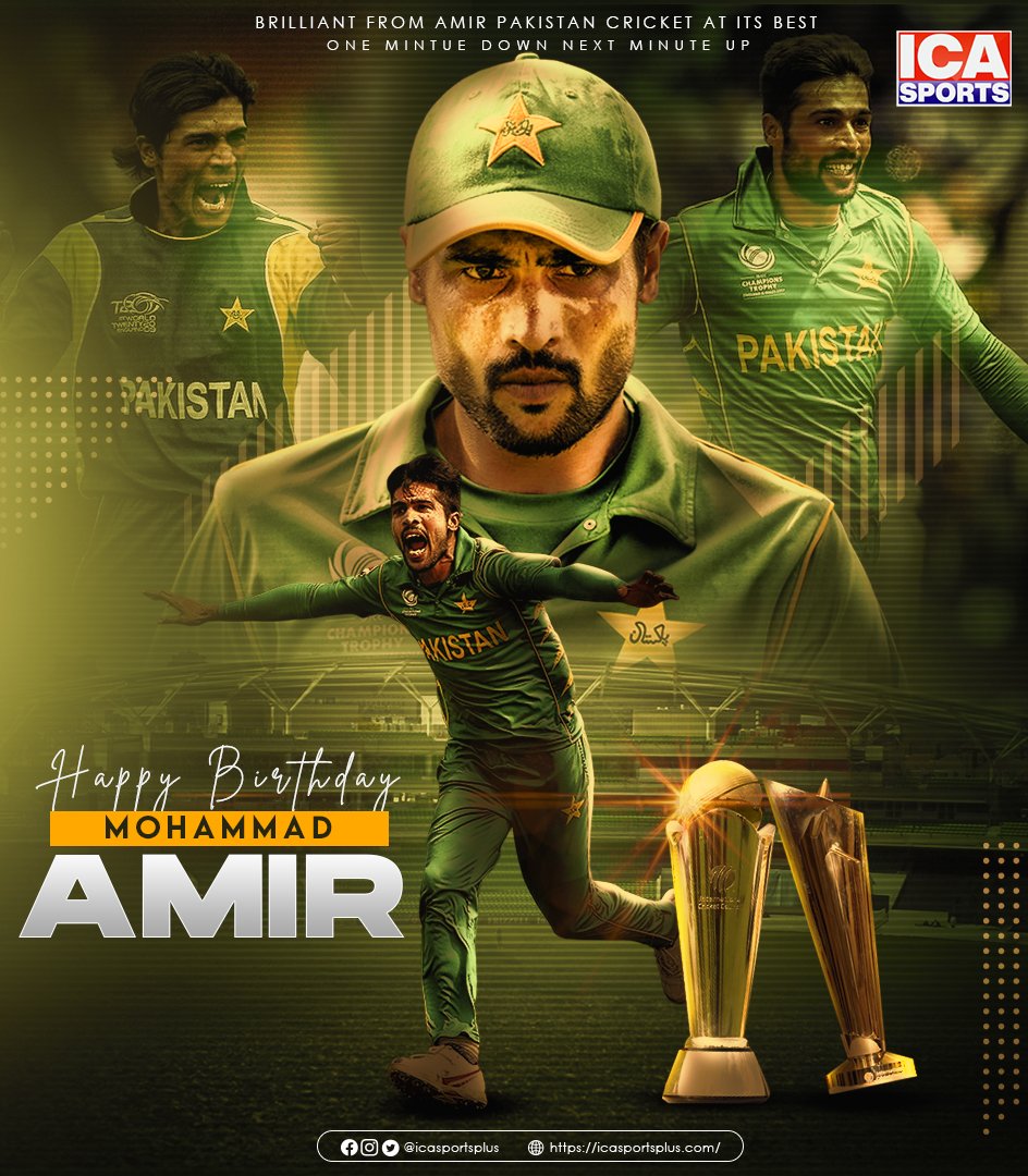 Happy Birthday Mohammad Amir.
Brother Hamesha khush raho  