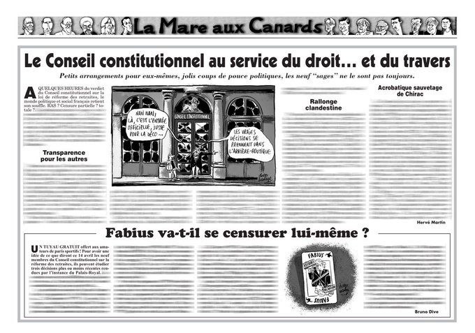 jpalcyon (@jpalcyon) on Twitter photo #France #ReformeDesRetraites #greve13avril Où l'on apprend par <a href="/canardenchaine/">Le Canard enchaîné</a> que la caste du Conseil Constitutionnel , dirigé par le socialiste #Fabius s'en met plein les poches ! Les "petits arrangements" entre copains et coquins ... .Tous pourris! #France #ReformeDesRetraites #greve13avril Où l'on apprend par <a href="/canardenchaine/">Le Canard enchaîné</a> que la caste du Conseil Constitutionnel , dirigé par le socialiste #Fabius s'en met plein les poches ! Les "petits arrangements" entre copains et coquins ... .Tous pourris!