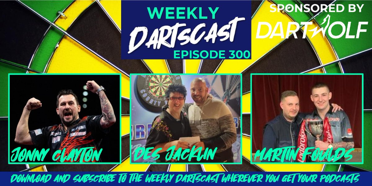 𝙉𝙀𝙒 𝙋𝙊𝘿𝘾𝘼𝙎𝙏! 

Episode 3⃣0⃣0⃣

🗣️ Guests
<a href="/JonnyClay9/">Jonny Clayton</a> 
Des Jacklin
Martin Foulds

🗣️ Co-hosts
<a href="/lalmoss20/">Lal Moss</a>
Burton DeWitt

🥳 300th special
🎯 Weekend review
📭 Mailbag

Spotify: spoti.fi/41rmywE

iTunes: apple.co/3KTXNDU

Google: bit.ly/3KVFZZf