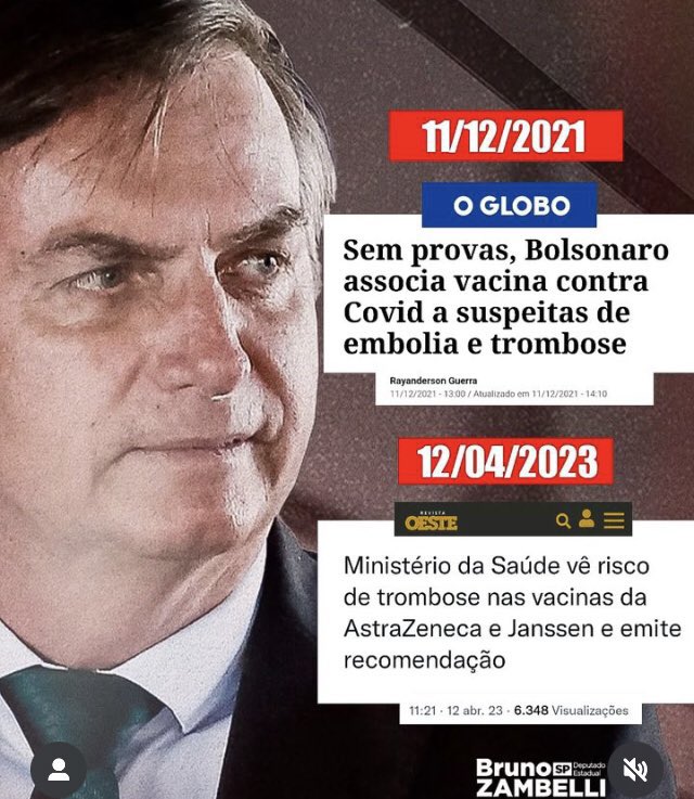 WillLisil's tweet photo. 🇧🇷 AFINAL, BOLSONARO TINHA RAZÃO? Alô artistas, “doutores” e políticos assassinos. Vocês mataram milhões forçando as pessoas a serem injetadas com drogas sem nenhum teste de compatibilidade prévio. Vocês receberam muito dinheiro para essa propaganda histérica e agora se fingem de mortos.
👉 Cidadãos: Chegou o momento de publicar livros relatando a verdadeira HISTÓRIA, mencionar nomes de quem fez propaganda histérica dessas drogas injetáveis, e mencionar dados oficiais de mortes e falhas dos tratamentos. Os livros produzidos hoje abrirão os olhos da próxima geração. Se vocês deixarem os mesmos “historiadores” escreverem a sua história de novo, todas as mortes serão em vão. Sejam VISIONÁRIOS Brasil!!! #Genocidio #HumanRightsViolations