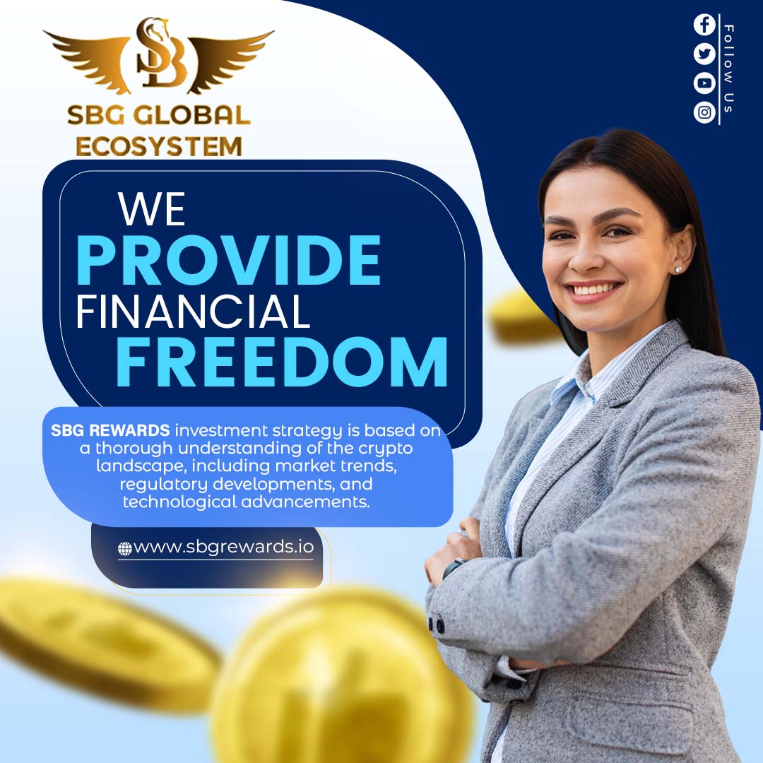 sbg_global's tweet photo. We Provide Financial Freedom
The SBG REWARDS investment strategy is based on
a thorough understanding of the crypto
landscape, including market trends,
regulatory developments, and
technological advancements.
.
https://t.co/hH2qvO2IG3
.
.
.
#sbgglobal #financialfreedom #finance https://t.co/TCMxGZzWDA