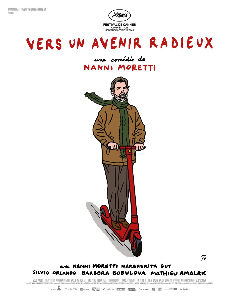 Découvrez l'affiche de VERS UN AVENIR RADIEUX, le nouveau long-métrage de Nanni Moretti !

Le film est en compétition pour le 76ème Festival de Cannes ❤️