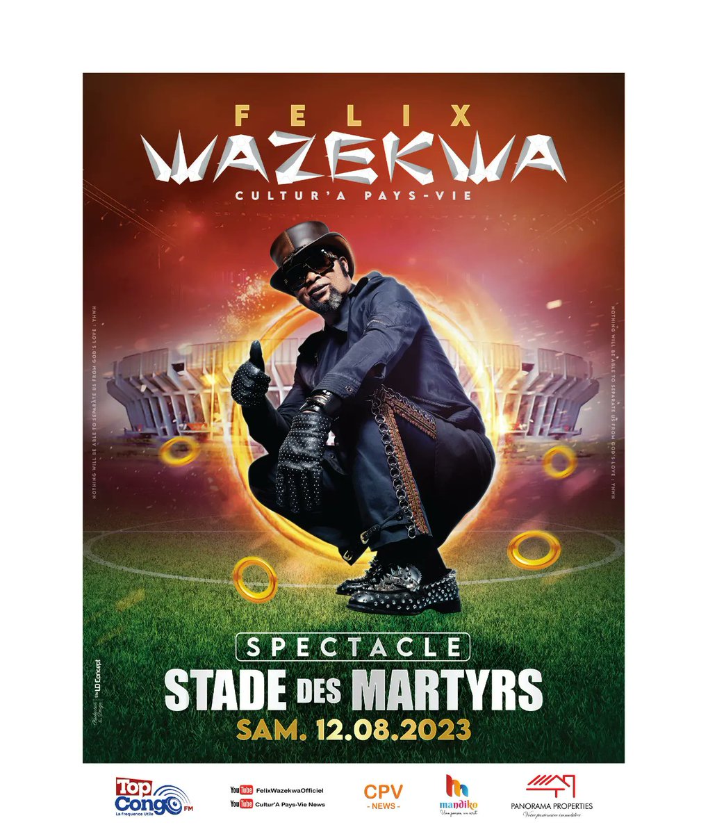 mandikordc's tweet photo. Ce 12.08.2023 au stade des martyrs avec la légende @felixwazekwa_sgrave et des invités surprises
Stade eko ningana
Fimbu na Fimbu!
#felixwazekwa #Mandiko #oupia https://t.co/xiR3QFL2FG