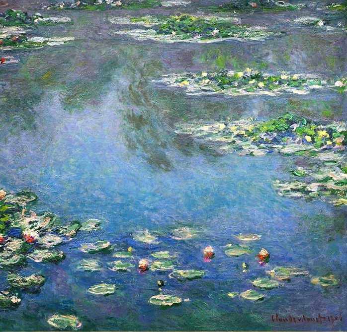 sophrisyne's tweet photo. Claude Monet’s water lilies https://t.co/Id4N9kP7Mo