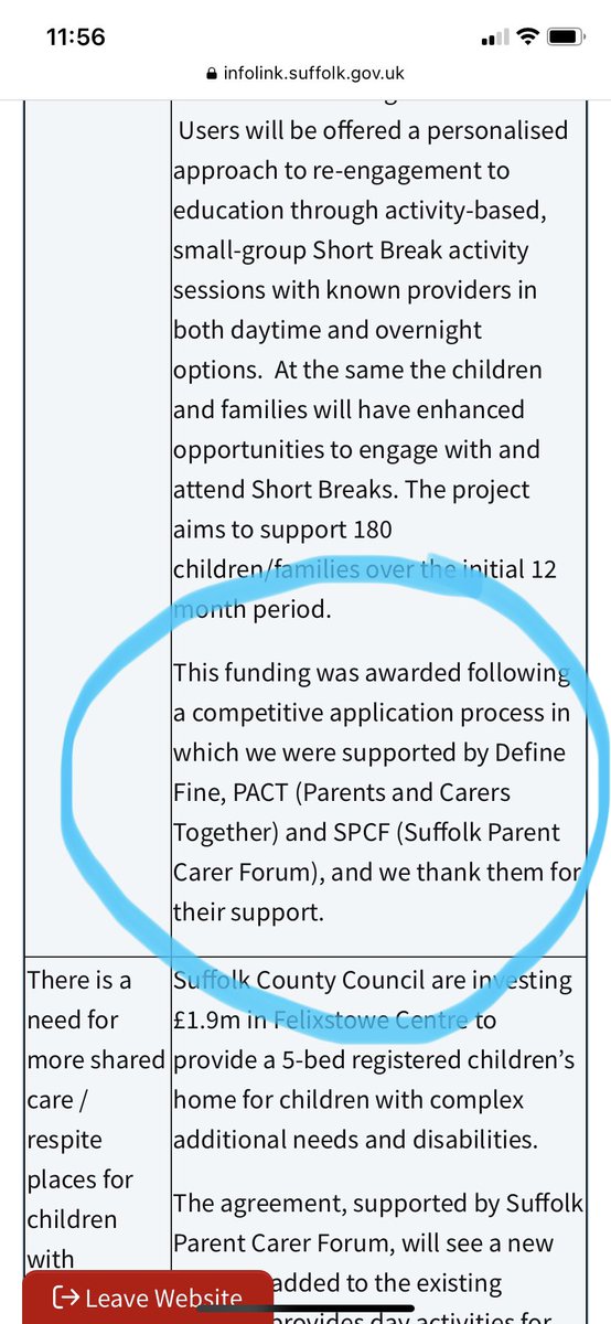 @stevenmwright @mamajasper @TheSecretSendM1 @SpcialNdsJungle @suffolkcc It’s been updated now to reflect how we were involved 👇🏻💜