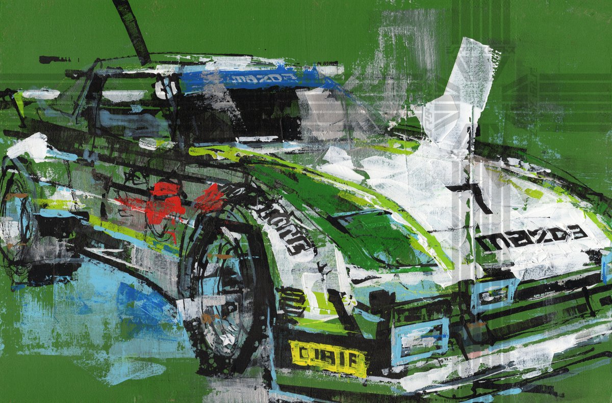 ○311「MAZDA SAVANNA RX7 DAYTONA」P6 size 410mm×273mm 2021